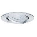 Paulmann Paulmann Recessed luminaire Nova, IP23, round, set of 1, excl. lamp, max. 35W, GU10, aluminum