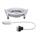 Paulmann Paulmann Recessed luminaire Nova, IP23, round, set of 1, excl. lamp, max. 35W, GU10, aluminum