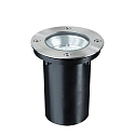 Paulmann LED Floor recessed luminaire SPECIAL LINE set, round, 1,2W, 2700K, 230V, 110mm, stainless steel