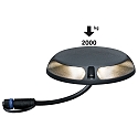 Paulmann Paulmann Plug&Shine Floor lamp IP67 24V 3000K anthracite double, passable, 2x 3W, 2x 350lm, 180� beam angle