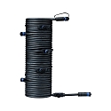 Paulmann Plug&Shine Cable IP68 with 5 connection sockets black, 15m