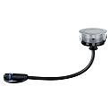 Paulmann Paulmann Plug&Shine Floor recessed luminaire FLOOR ECO, IP65, 24V, 1.3W 3000K 50lm 90�, dimmable, silver
