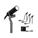 Paulmann Plug&Shine set of 3 Earth spike Plantini IP65 3x2,5W 24V 40� anthracite, 3000K