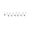 Paulmann Paulmann Plug&Shine Light string IP44 3000K 24V with 7 lamps