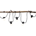 Paulmann Paulmann Plug&Shine Light string IP44 3000K 24V with 7 lamps