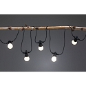Paulmann Paulmann Plug&Shine Light string IP44 3000K 24V with 7 lamps