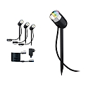 Paulmann Basic set Outdoor Plug & Shine ZigBee LED Spot PIKE, IP44, 24V, RGB/W, dimmable, anthracite
