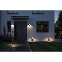 Paulmann outdoor wall luminaire CAPEA LED standard IP44, grey 