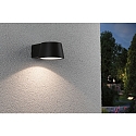 Paulmann outdoor wall luminaire CAPEA LED standard IP44, grey 