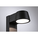 Paulmann bollard lamp CAPEA LED IP44, grey 