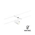 wire luminaire WIRE SYSTEMS DC CUP GU5,3, chrome, white matt 