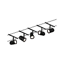 wire system WIRE SYSTEMS DC CUP set of 5 GU5,3, chrome, black matt 