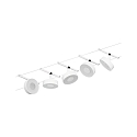 Paulmann wire system LED WIRE SYSTEMS CORDUO CIRCLE round, set of 5, switchable IP20, chrome, white matt 