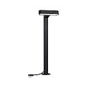 bollard lamp PLUG&SHINE ITO horizontal IP65, anthracite dimmable