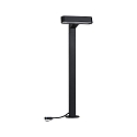 Paulmann bollard lamp PLUG&SHINE ITO horizontal IP65, anthracite dimmable