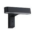 Paulmann wall luminaire ITO horizontal, with motion detector IP44, anthracite 
