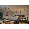 Paulmann LED system luminaire ULine LIGHTBAR 65CM rigid, long, direct IP20, black matt dimmable