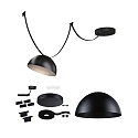 Paulmann strap set ULine STARTER SET BOL 60W INCL. DACRON STRAP 5M electric, with lighting, suitable for shortening IP20, black matt 