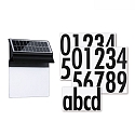Paulmann illuminated house number IP44, black