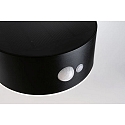 Paulmann solar wall luminaire EILEEN PIR round, with switch, with motion detector IP44, black 