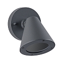 outdoor wall luminaire TRIAN GU10 IP44, anthracite