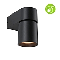 outdoor wall luminaire KIMU switchable, cardanic swivelling, insect friendly IP44, anthracite 