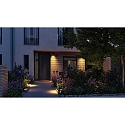 outdoor wall luminaire KIMU switchable, cardanic swivelling, insect friendly IP44, anthracite 