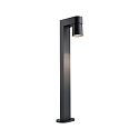 bollard light KIMU 1 SPOT 1 flame, switchable, cardanic swivelling IP44, anthracite 