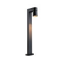 bollard light KIMU 1 SPOT 1 flame, switchable, cardanic swivelling, insect friendly IP44, anthracite 