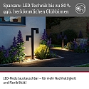 Paulmann bollard light KIMU 2 SPOT 2 flames, switchable, cardanic swivelling, insect friendly IP44, anthracite 