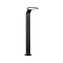 bollard light ZERENA with sensor, insect friendly, sea-air resistant IP44, anthracite 