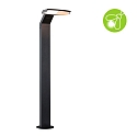 Paulmann bollard light ZERENA with sensor, insect friendly, sea-air resistant IP44, anthracite 