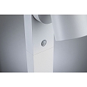 Paulmann bollard lamp CUFF PIR with sensor IP44, transparent, white 