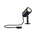 Paulmann gorund spike luminaire PLUG&SHINE SHIRA RGBW, ZigBee controllable LED IP65, anthracite dimmable