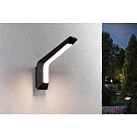 Paulmann outdoor wall luminaire MERANO PIR with sensor IP44, anthracite, transparent 
