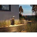 Paulmann bollard lamp JUNTEA PIR with sensor IP44, anthracite, mat 
