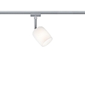Paulmann URail Spot Blossom, excl. lamp, max. 10W G9, chrome matt, satined glass