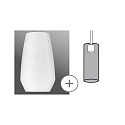 Paulmann Paulmann URail 2Easy Shade Vento, max. 50W, opal glass