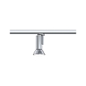 Paulmann track spot APOL adjustable E27, chrome