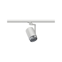 Paulmann track spot PRORAIL3 SPOT ASTHENE cylindrical, adjustable E27, white