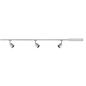 Paulmann URail Set Cover, excl. lamp, max. 10W, GU10, chrome matt
