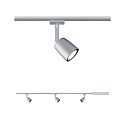 Paulmann Paulmann URail Set Cover, excl. lamp, max. 10W, GU10, chrome matt