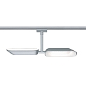 Paulmann Paulmann URail LED Spot Dipper, 2x10W, dimmable, chrome matt/white