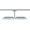 Paulmann Paulmann URail LED Spot Dipper, 2x10W, dimmable, chrome matt/white