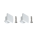 Paulmann URail End cap 2-pack, white