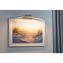 Paulmann picture lamp BENTO large, half round, tiltable IP20, brushed aluminium 