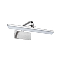 Paulmann picture lamp RENAN square, tiltable, medium IP20, brushed aluminium 
