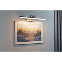 Paulmann picture lamp RENAN large, square, tiltable IP20, brushed aluminium 