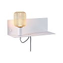 Paulmann wall luminaire DEVARA E27 IP20, white dimmable