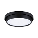 Paulmann ceiling luminaire MALIK IP20, mat, black dimmable